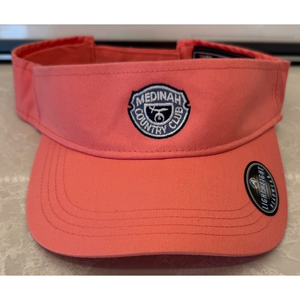 NWT - Medinah Country Club - Ahead Visor - Men's Adjustable NEW Small/Medium Fit